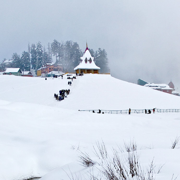 kashmir pahalgam snow gulmarg snowfall winters