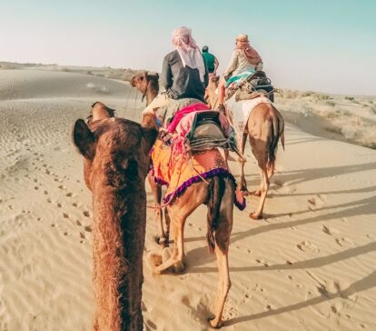 jaisalmer camel safari sand-dunes desert safari rajasthan